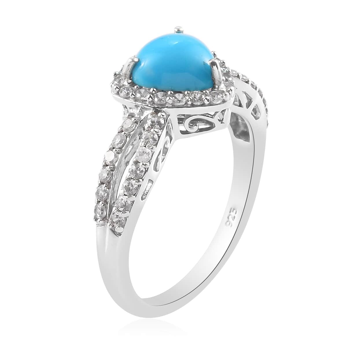 NEW AMERICAN NATURAL SLEEPING BEAUTY TURQUOISE/ DIAMOND cheapest RG PLATINUM/STERLING SZ9