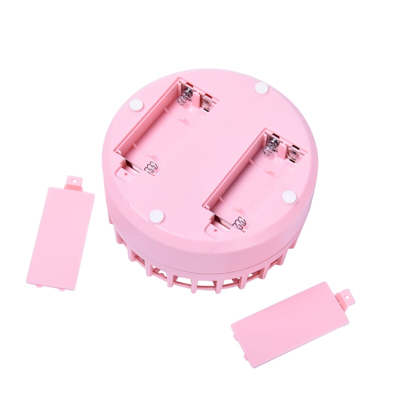 Pink Foldable Mini Fan (4xAAA Not Included)