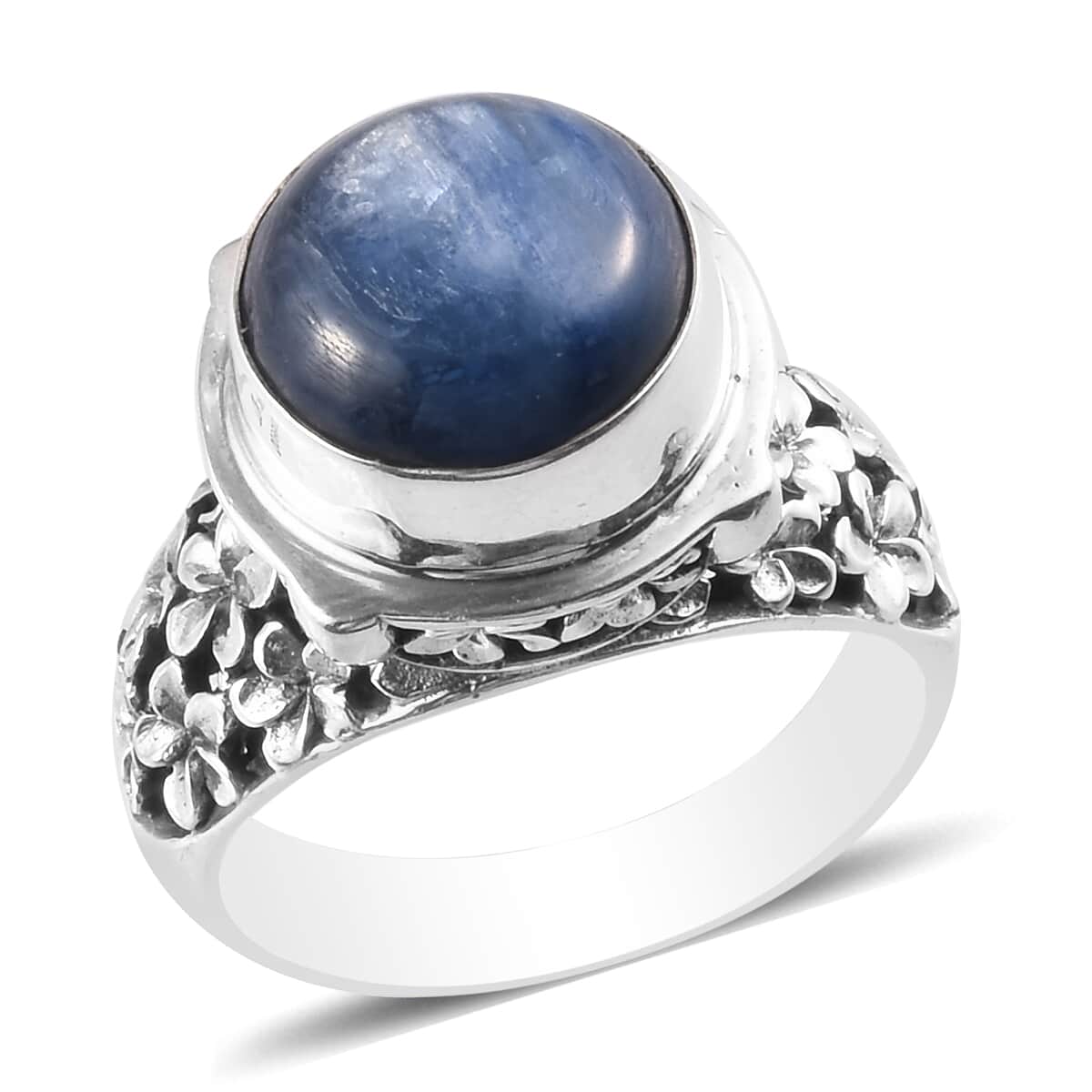 Kyanite Ring in Platinum Over Sterling Silver (Size 9.0) 8.80 Grams 7.00 ctw image number 0