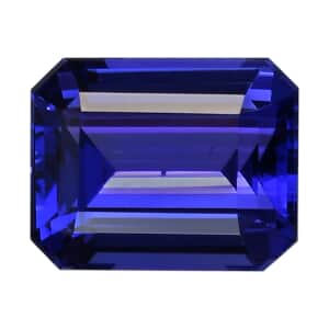 Certified & Appraised Flawless AAAA Vivid Tanzanite (Oct Free Size) 4.00 ctw , Loose Gem , Loose Gemstones , Loose Stones , Jewelry Stones