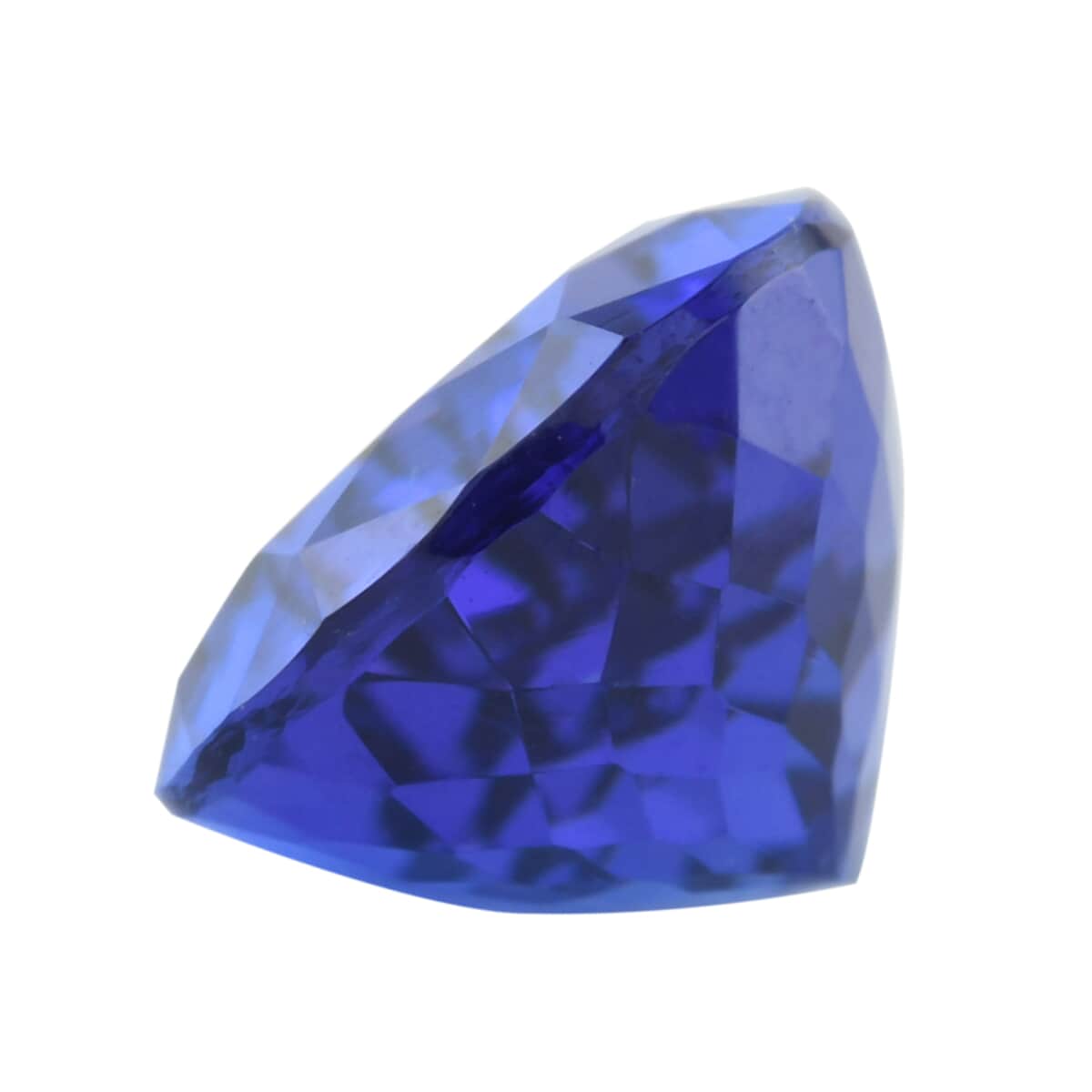 Certified & Appraised Flawless AAAA Vivid Tanzanite (Pear Free Size) 4.00 ctw image number 1