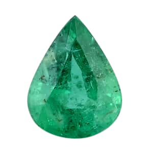 AAAA Kagem Zambian Emerald (Pear 9x7 mm) 1.20 ctw