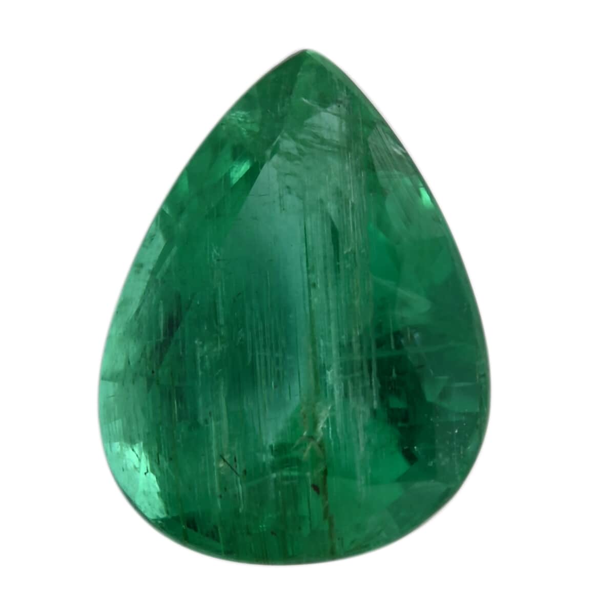 AAAA Kagem Zambian Emerald (Pear 9x7 mm) 1.20 ctw image number 0