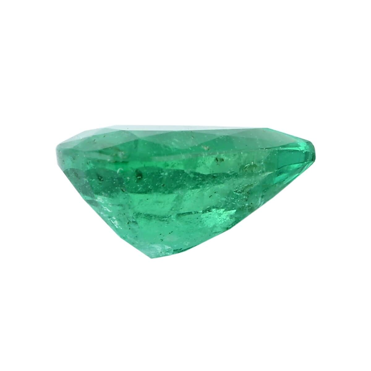 AAAA Kagem Zambian Emerald (Pear 9x7 mm) 1.20 ctw image number 2