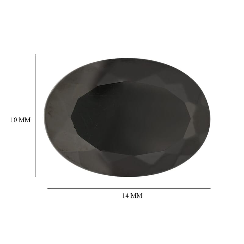 AAAA Elite Shungite Set of 2 (Ovl 14x10 mm) 7.00 ctw