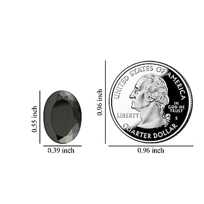 AAAA Elite Shungite Set of 2 (Ovl 14x10 mm) 7.00 ctw