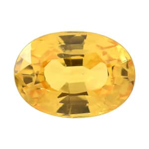 AAAA Yellow Sapphire (Ovl 7x5 mm) 1.00 ctw, Loose Gemstone For Jewelry Making, Loose Diopside For Ring and Pendant, Green Gemstone