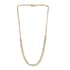 LUSTRO STELLA Made with Finest CZ Fancy Necklace 18 Inches in Vermeil YG Over Sterling Silver 14.80 Grams 9.75 ctw image number 0