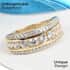 LUXORO 10K Yellow Gold Made with Finest CZ Band Ring 2.30 ctw image number 1