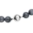 433.70 ctw Eagle Eye Beads Necklace 20 Inch in Rhodium Over Sterling Silver image number 4