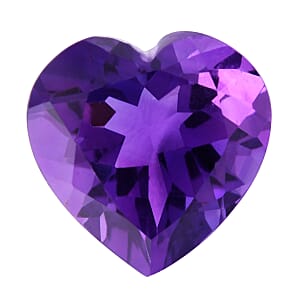 AAA Amethyst (Hrt 10 mm) 2.60 ctw | Loose Gem | Loose Gemstones | Loose Stones | Jewelry Stones