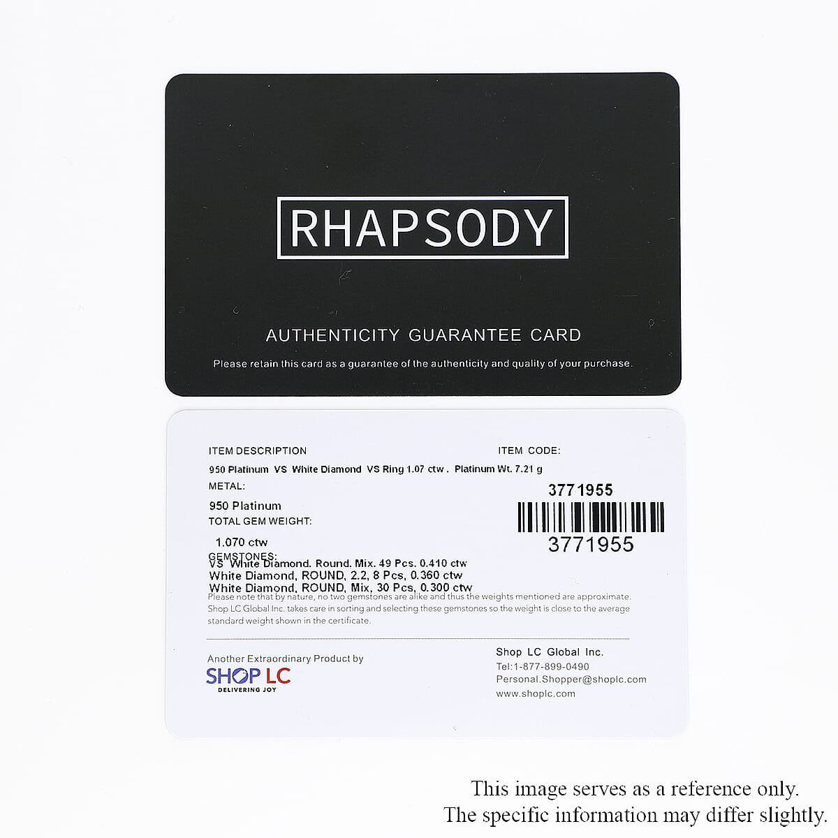 Rhapsody IGI Certified 1.00 ctw Diamond E-F VS Cluster Ring in 950 Platinum (Size 7.0) 7.20 Grams image number 5