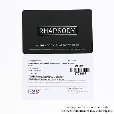 Rhapsody 950 Platinum IGI Certified E-F VS Diamond Cluster Ring (Size 8.0) 7.20 Grams 1.00 ctw