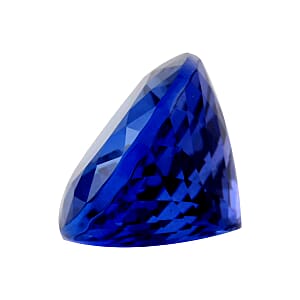 Certified 6.00 ctw Oval Tanzanite Loose Gemstone &ndash; Flawless, AAAA Grade, Free Size