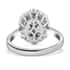 Rhapsody 950 Platinum IGI Certified E-F VS Diamond Cluster Ring (Size 10.0) 7.50 Grams 1.00 ctw image number 3