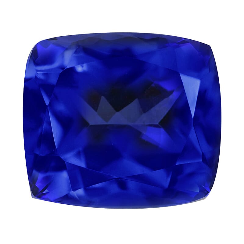 Certified and Appraised Flawless AAAA Tanzanite (Cush Free Size) 6.00 ctw