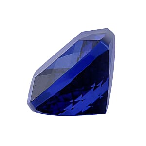 Certified and Appraised Flawless AAAA Tanzanite (Cush Free Size) 6.00 ctw