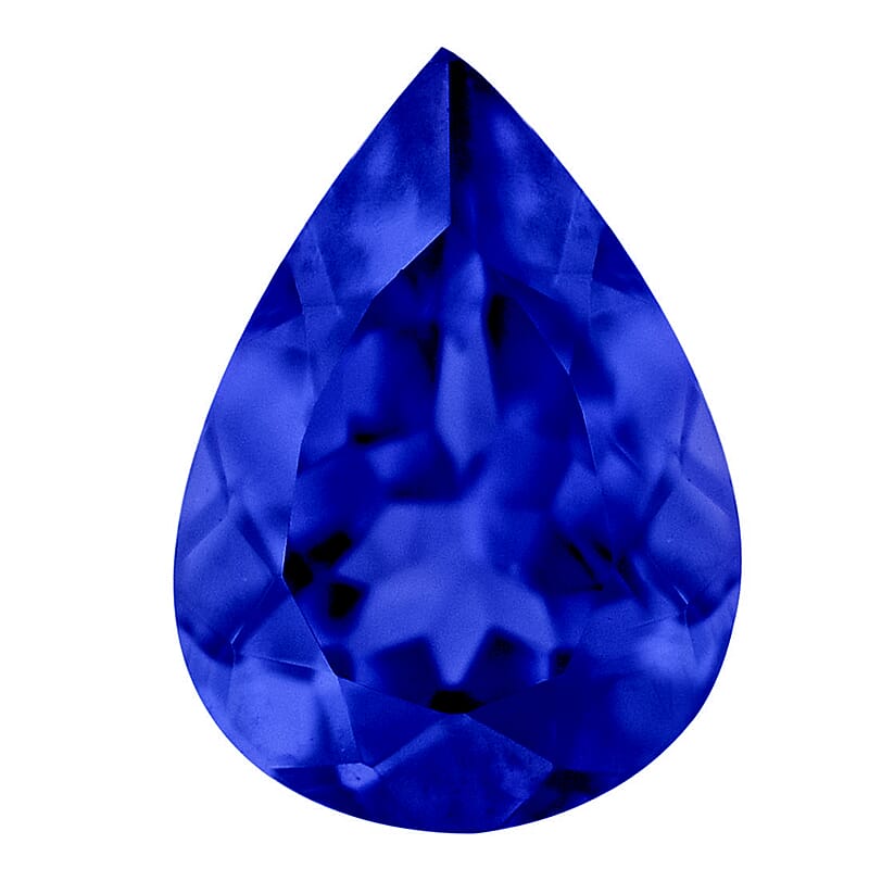 Certified and Appraised Flawless AAAA Tanzanite (Pear Free Size) 6.00 ctw