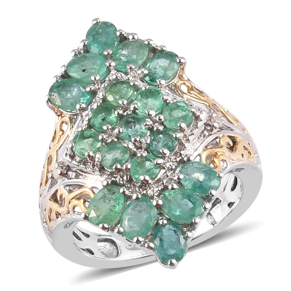 Evine emerald sale rings