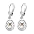Yellow Triphane and Zircon Lever Back Earrings in Platinum Over Sterling Silver 3.50 ctw image number 3