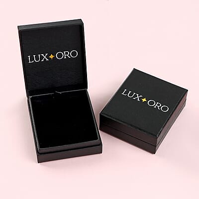 Luxoro 10K Yellow Gold Premium Champagne Garnet and Zircon Pendant 1.75 ctw