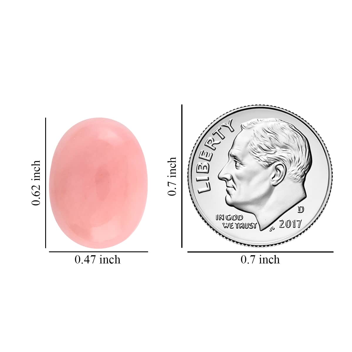 AAA Pink Opal (Ovl 16x12 mm) 6.00 ctw image number 2