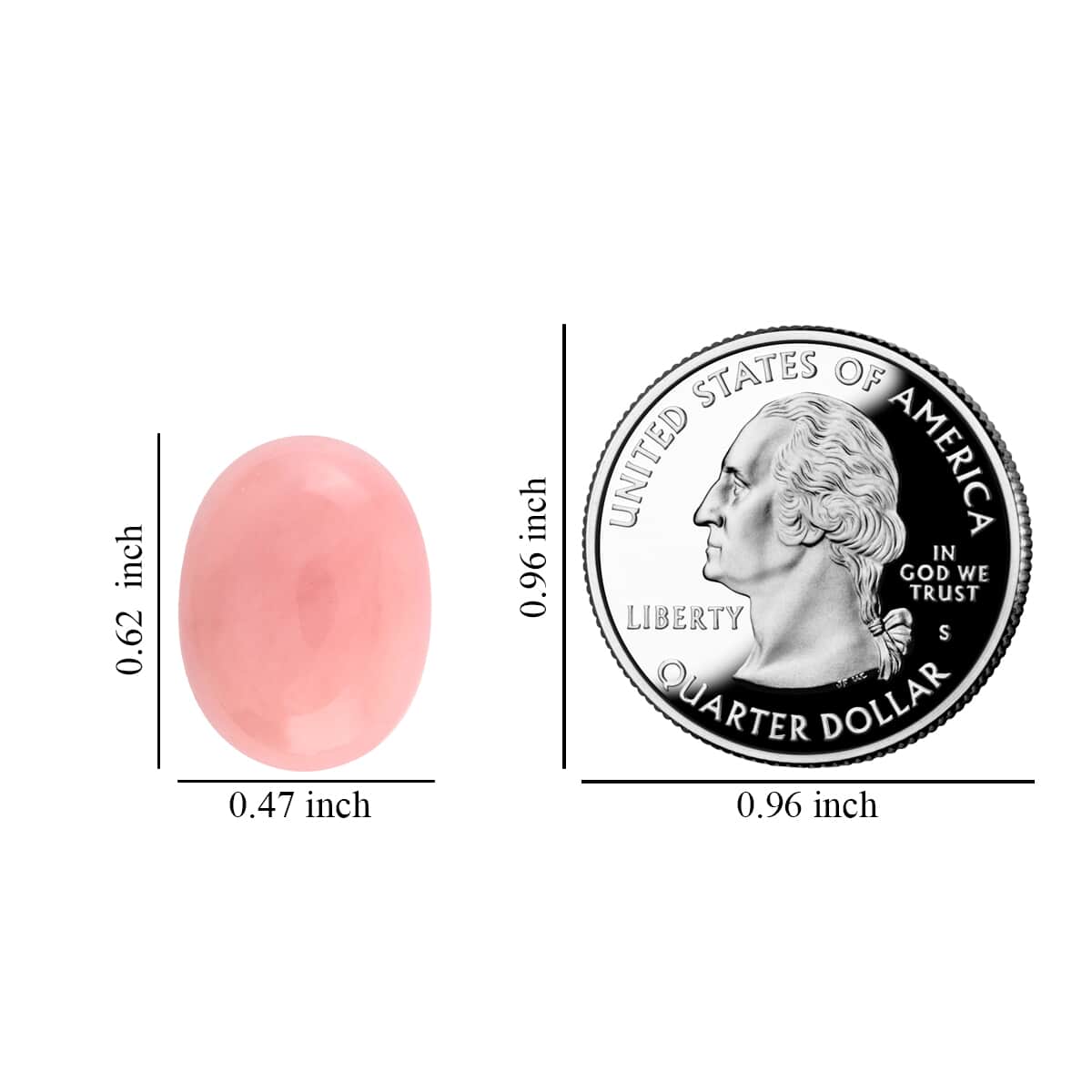 AAA Pink Opal (Ovl 16x12 mm) 6.00 ctw image number 3