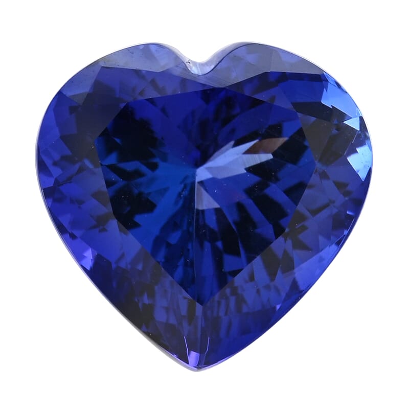 Certified and Appraised AAAA Vivid Tanzanite (Hrt Free Size) 9.01 ctw