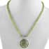 Arizona Peridot Cocktail Pendant with Peridot Beaded Necklace 20 Inches in Platinum Over Sterling Silver 72.40 ctw image number 2