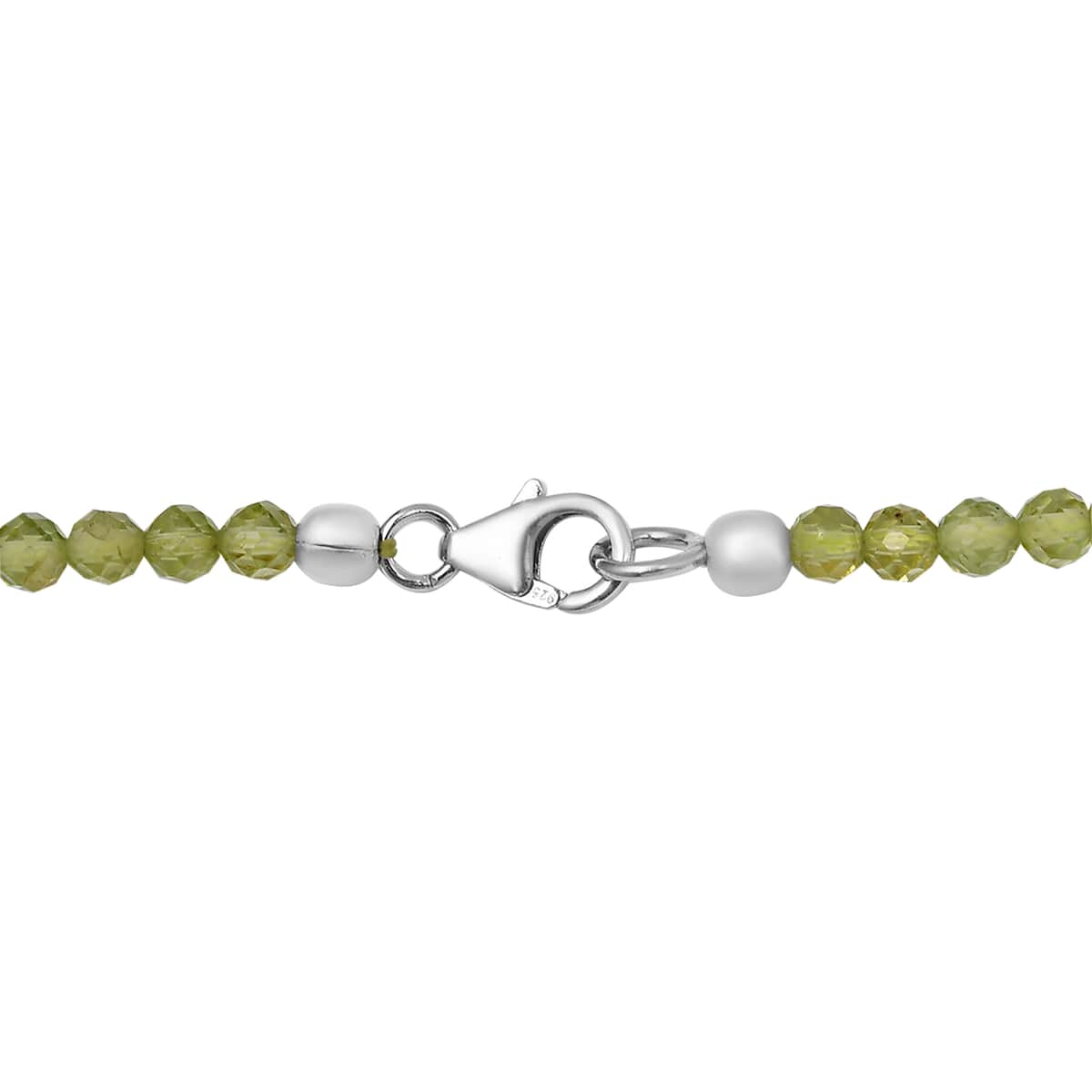 Arizona Peridot Cocktail Pendant with Peridot Beaded Necklace 20 Inches in Platinum Over Sterling Silver 72.40 ctw image number 4
