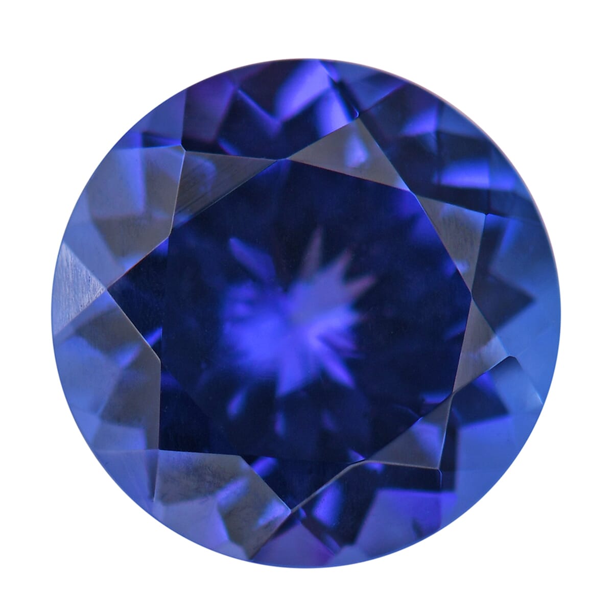 AAAA VIVID Tanzanite (Rnd 7 mm) 1.30 ctw image number 0