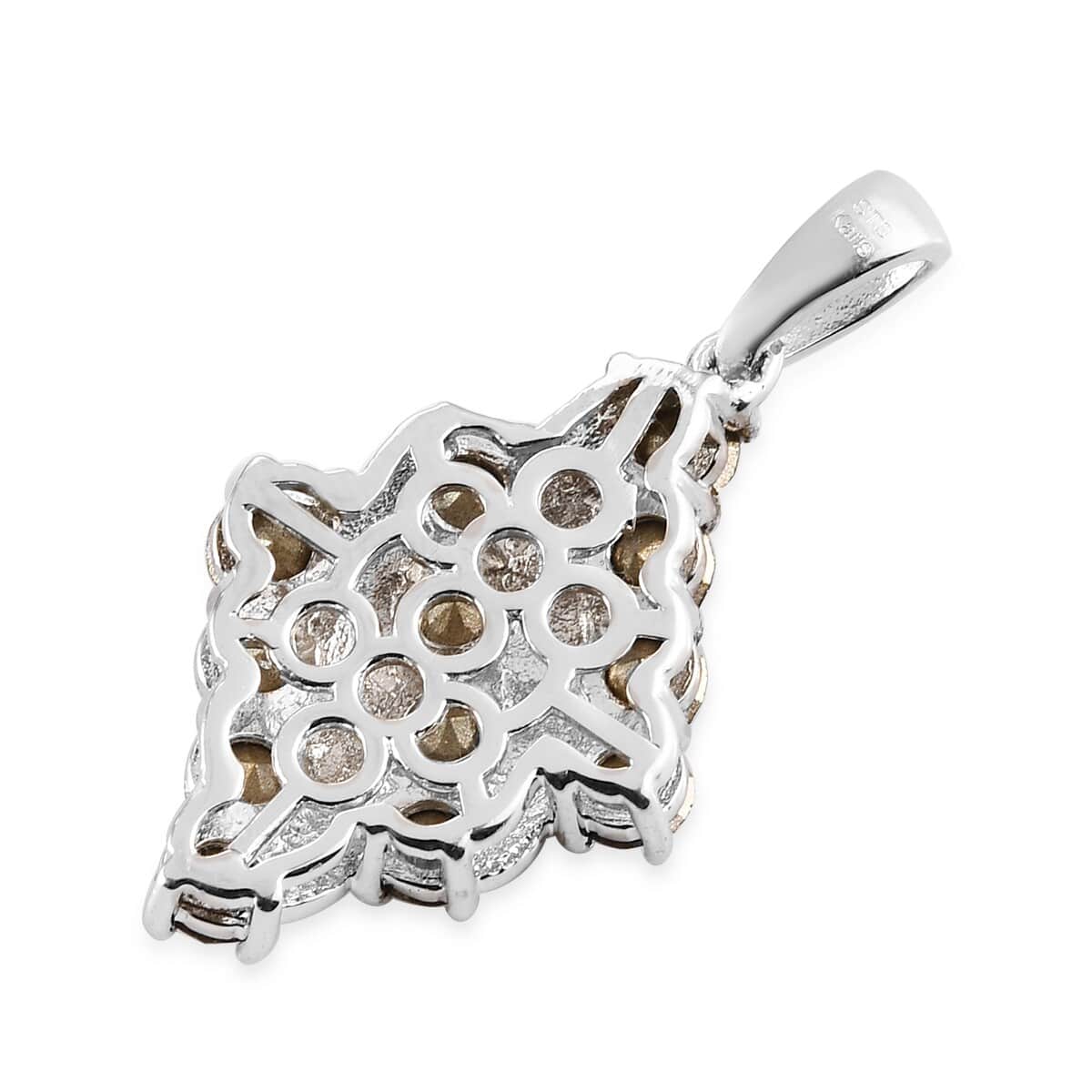 KARIS Montana Crystal Pendant in Platinum Bond image number 3