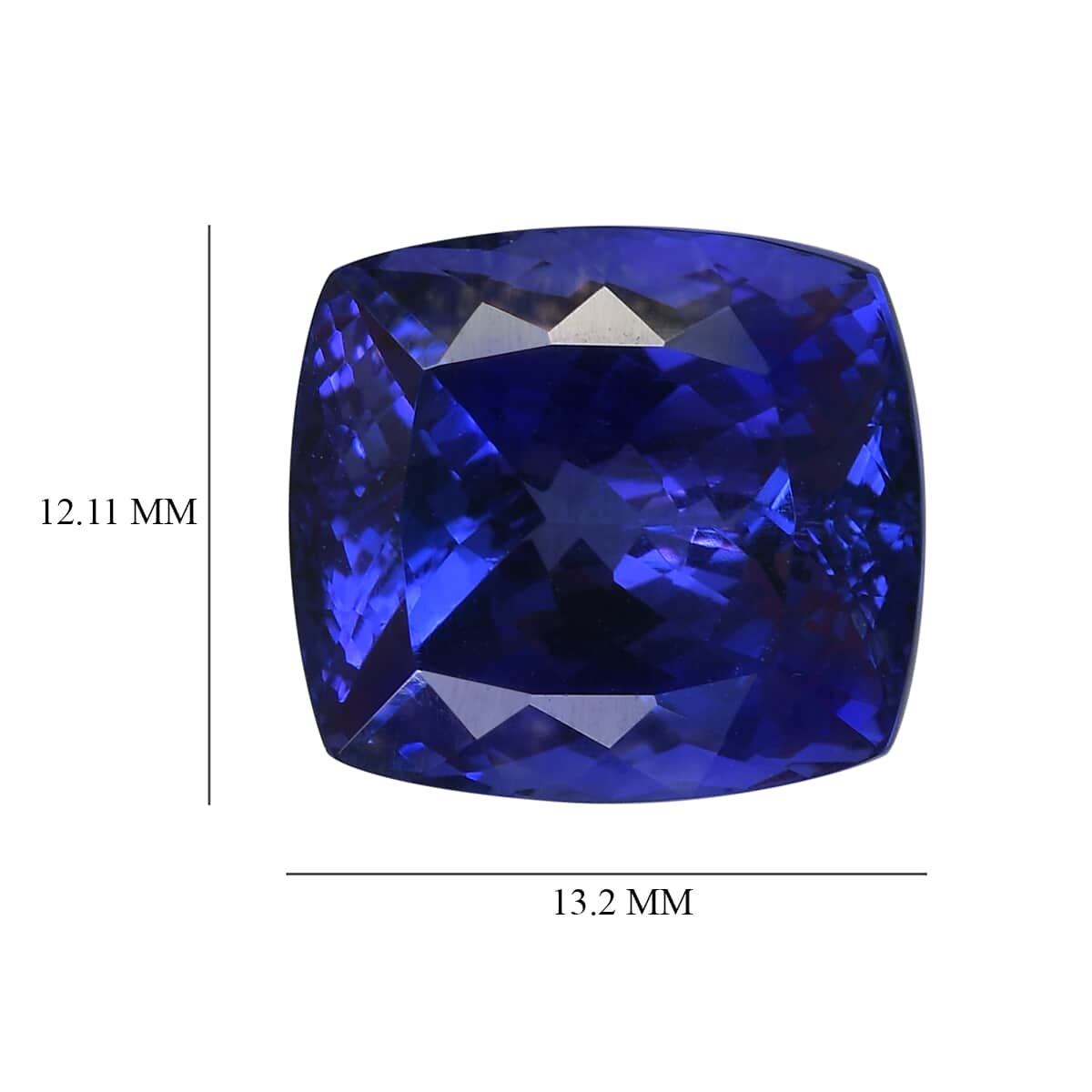 AAAA Tanzanite with Appraised Certificate (Cush Free Size) 14.18 ctw image number 3