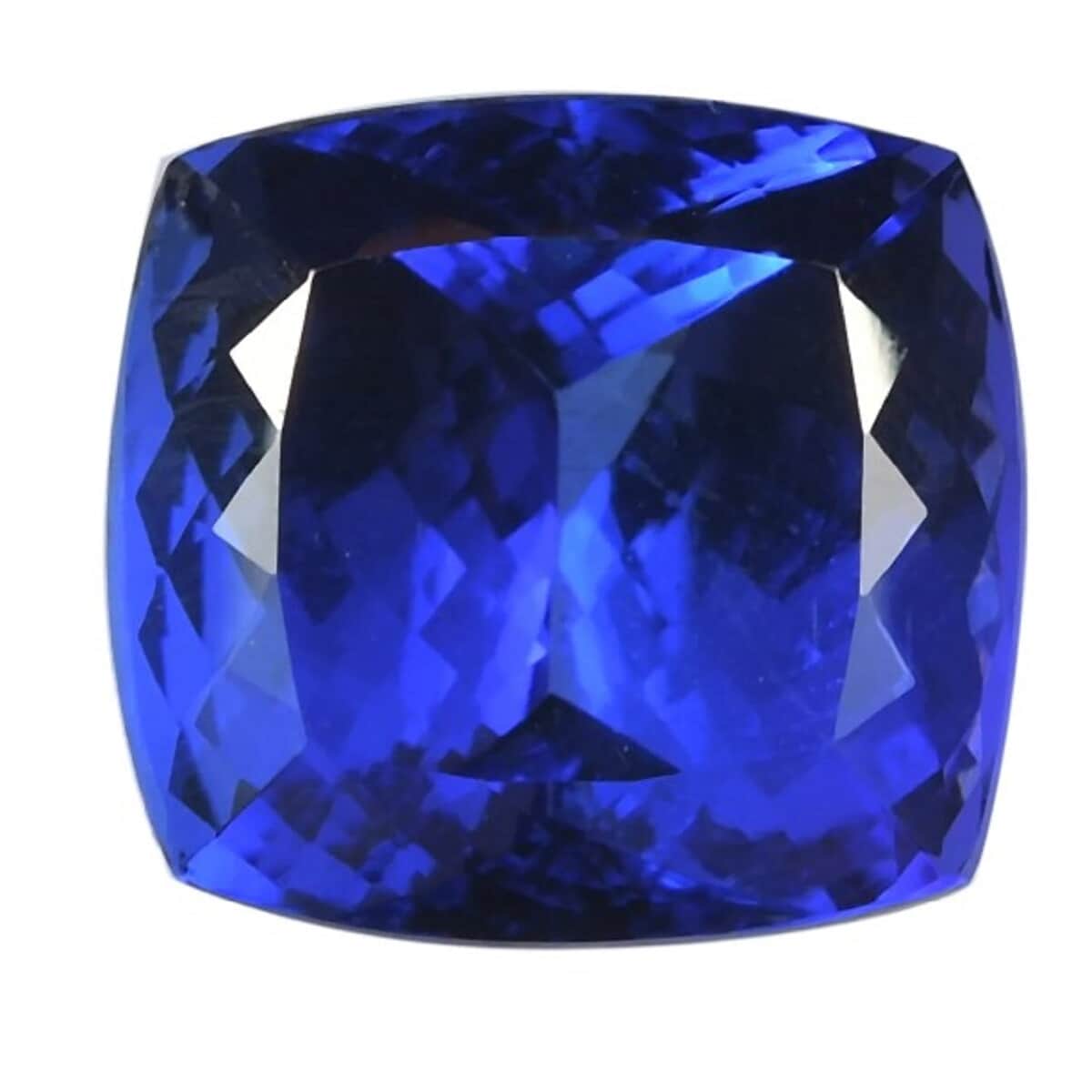 AAAA Tanzanite with Appraised Certificate (Cush Free Size) 14.19 ctw | Loose Gem | Loose Gemstones | Loose Stones | Jewelry Stones image number 0