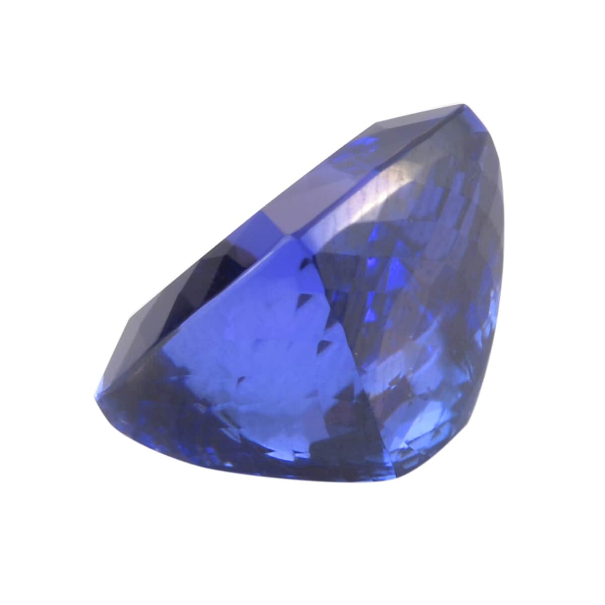 AAAA Tanzanite with Appraised Certificate (Cush Free Size) 14.19 ctw | Loose Gem | Loose Gemstones | Loose Stones | Jewelry Stones image number 1