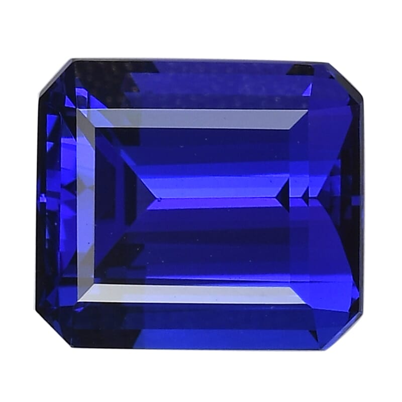 AAAA Tanzanite with Appraised Certificate (Oct Free Size) 12.12 ctw | Loose Gem | Loose Gemstones | Loose Stones | Jewelry Stones