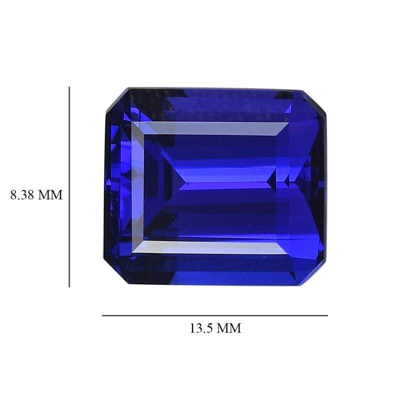 AAAA Tanzanite with Appraised Certificate (Oct Free Size) 12.12 ctw | Loose Gem | Loose Gemstones | Loose Stones | Jewelry Stones
