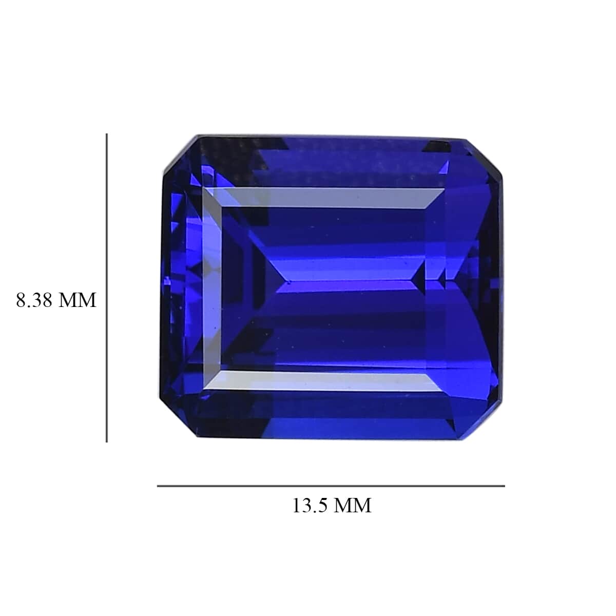 AAAA Tanzanite with Appraised Certificate (Oct Free Size) 12.12 ctw image number 3