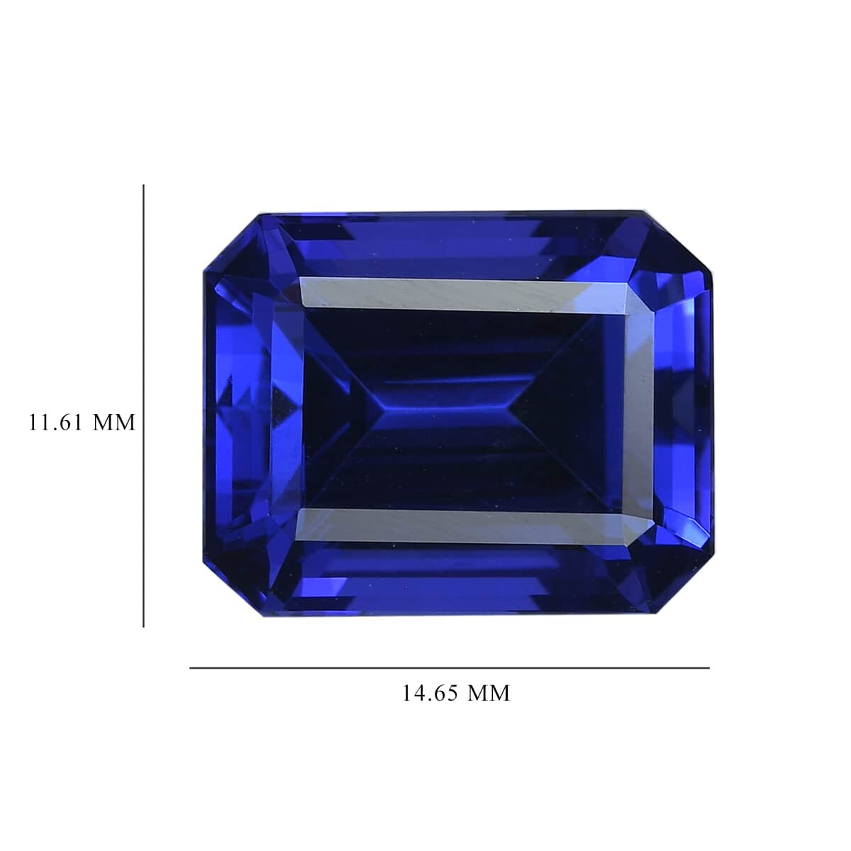 AAAA Tanzanite with Appraised Certificate (Oct Free Size) 13.65 ctw image number 3