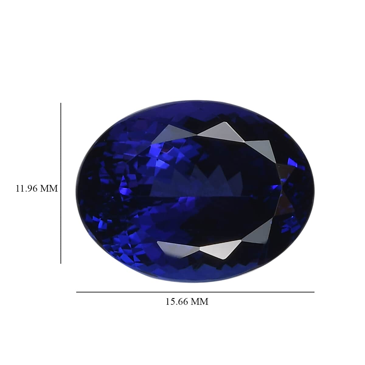 AAAA Tanzanite with Appraised Certificate (Ovl Free Size) 12.57 ctw image number 3