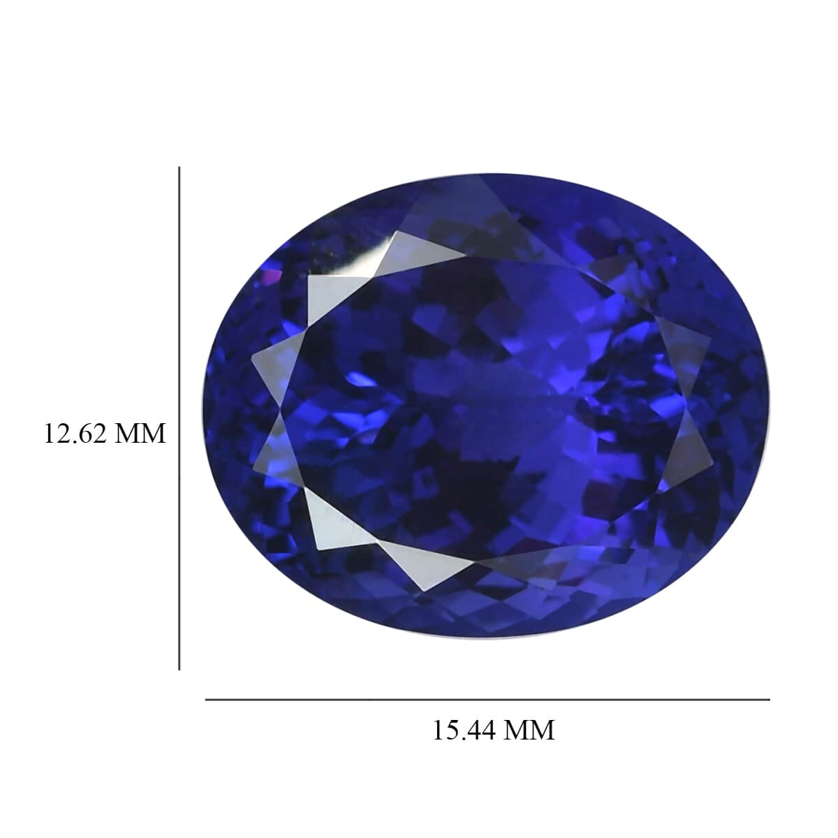 AAAA Tanzanite with Appraised Certificate (Ovl Free Size) 14.98 ctw image number 3