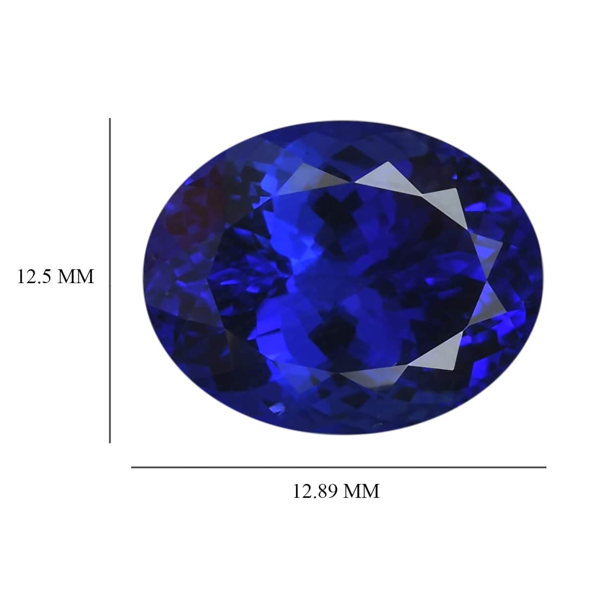 AAAA Tanzanite with Appraised Certificate (Ovl Free Size) 15.20 ctw image number 3