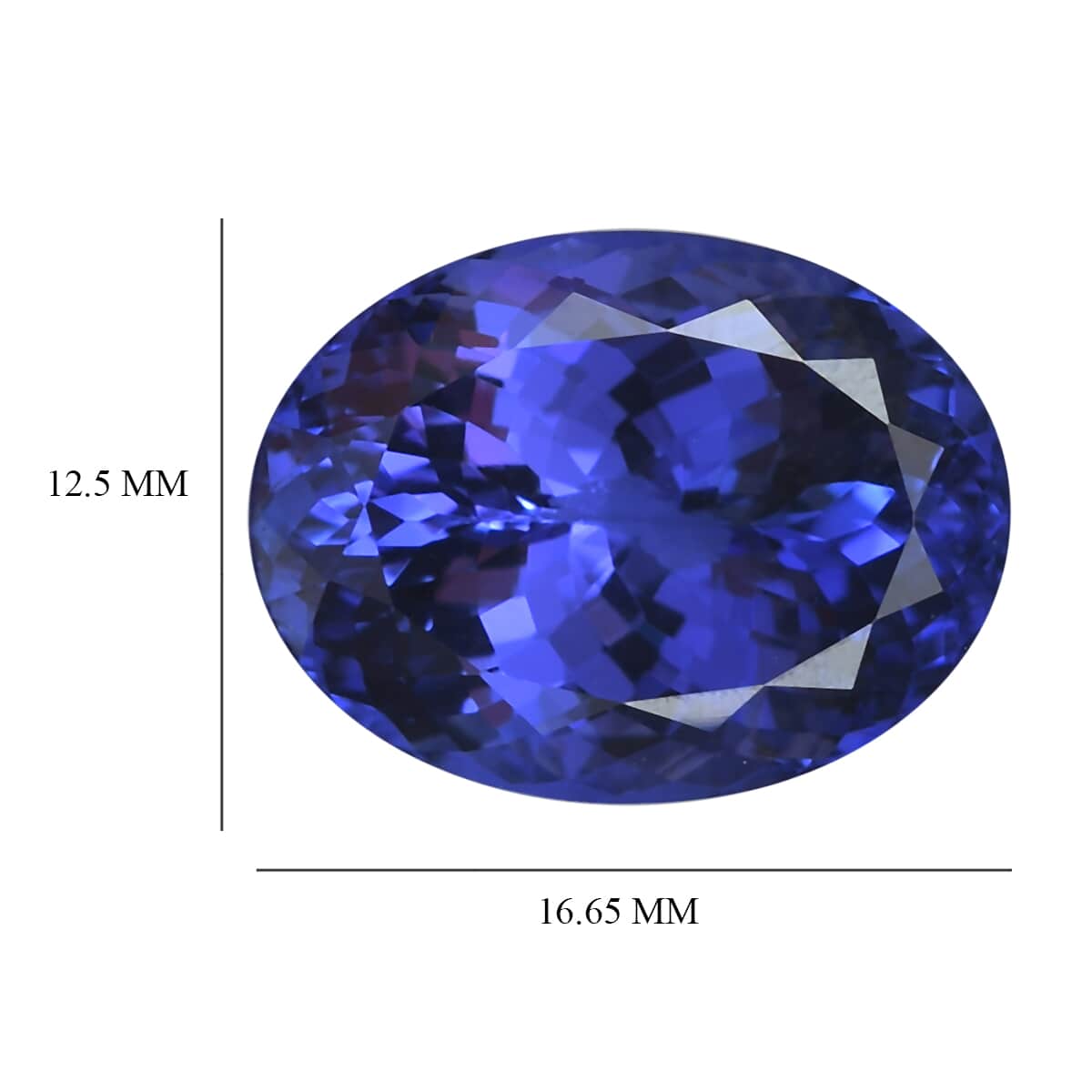 AAAA Tanzanite with Appraised Certificate (Ovl Free Size) 15.28 ctw image number 3