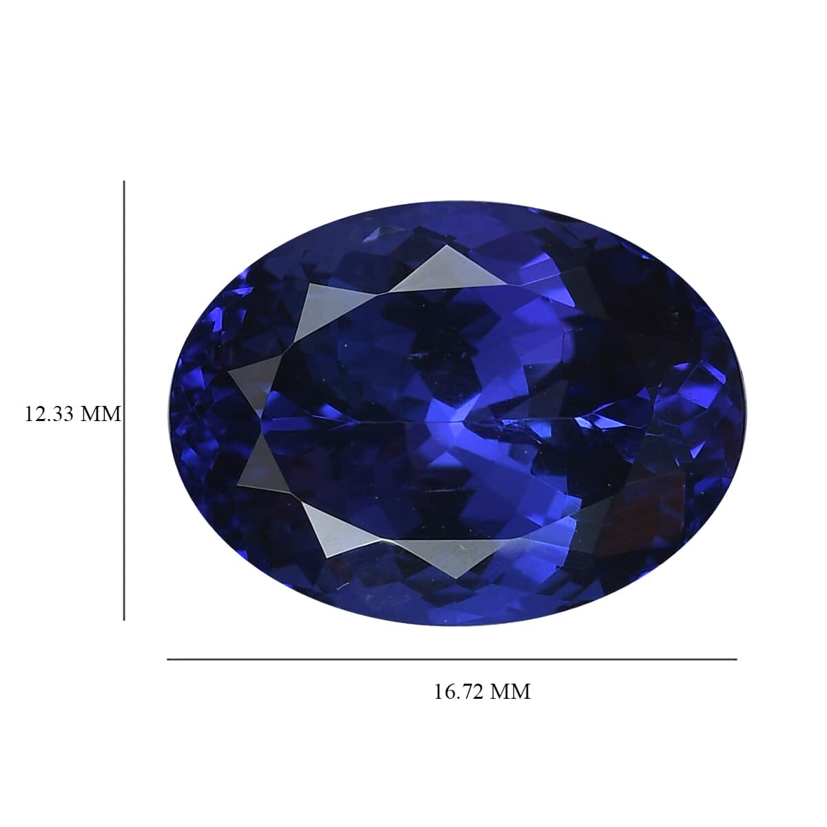 AAAA Tanzanite with Appraised Certificate (Ovl Free Size) 15.68 ctw image number 3