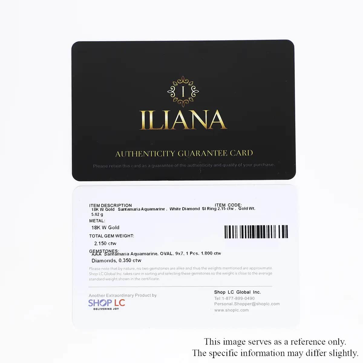 Iliana 18K White Gold AAA Santa Maria Aquamarine and G-H SI Diamond Halo Ring (Size 7.0) 5 Grams 2.15 ctw image number 7