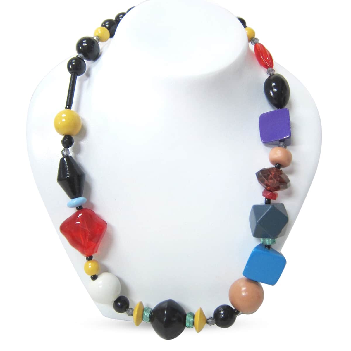 Yellow Agate, Multi Gemstone Beaded Necklace 22 Inches on Nylon Cord 290.00 ctw image number 0