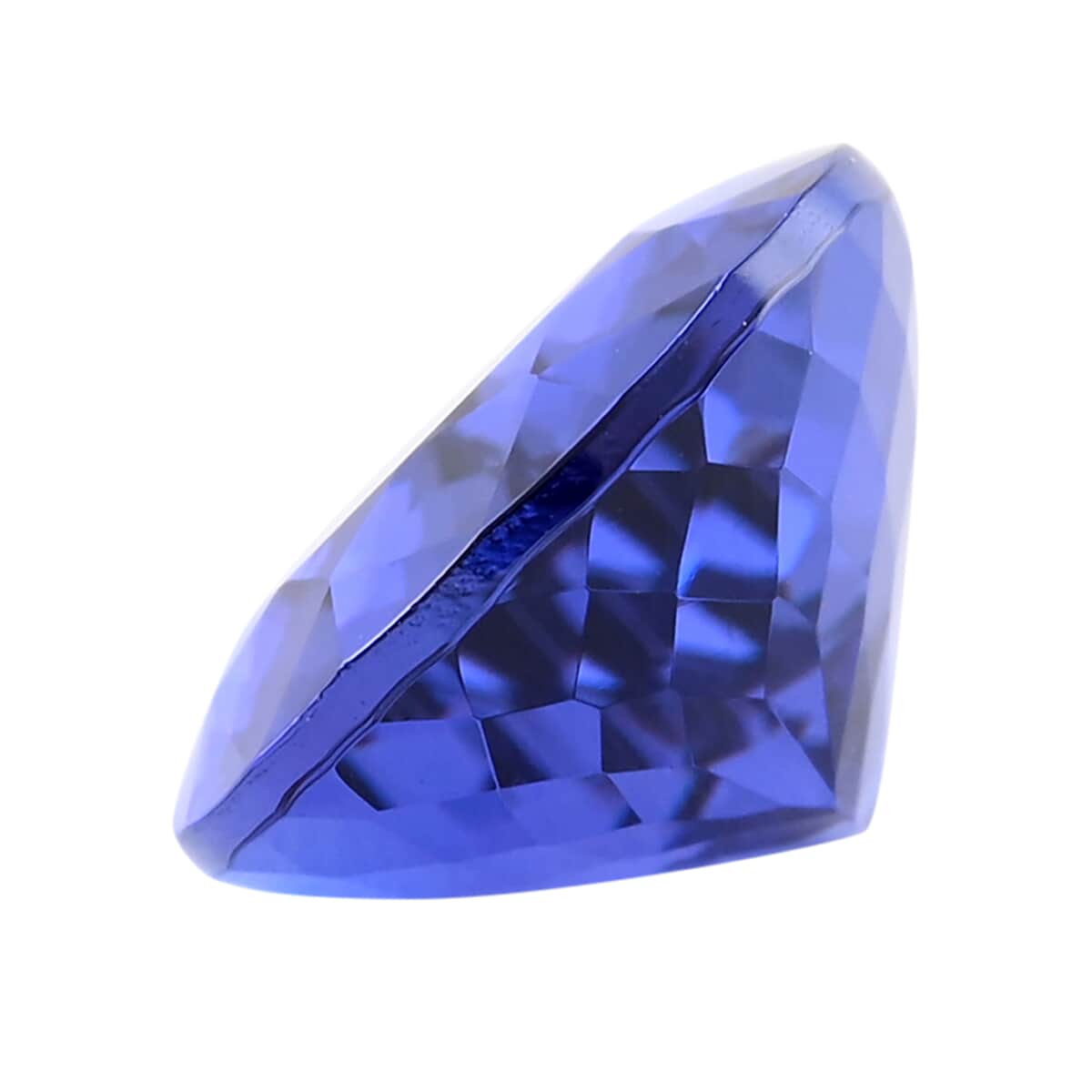 Certified AAAA VIVID Tanzanite (Pear Free Size) Approx 6.51 ctw image number 1