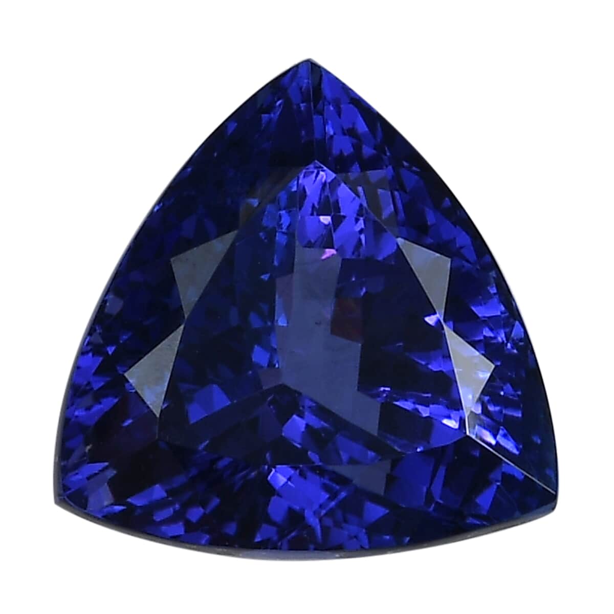 Certified AAAA VIVID Tanzanite (Trl Free Size) Approx 6.51 ctw image number 0