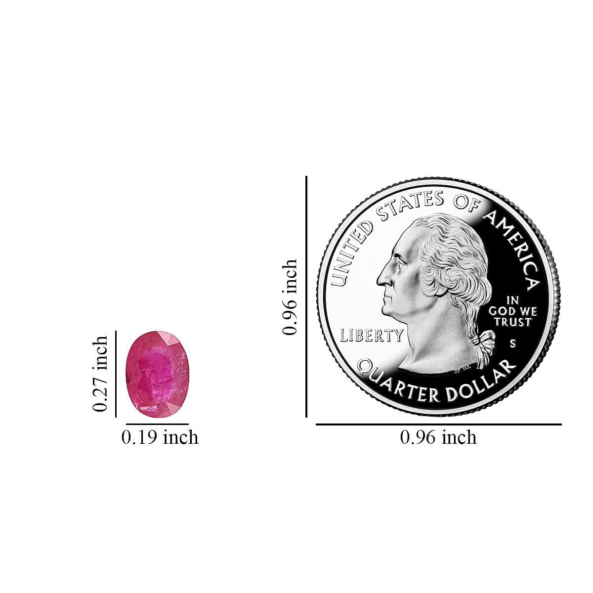 AAAA Royal Thai Ruby (Ovl 7x5 mm) 1.00 ctw image number 3