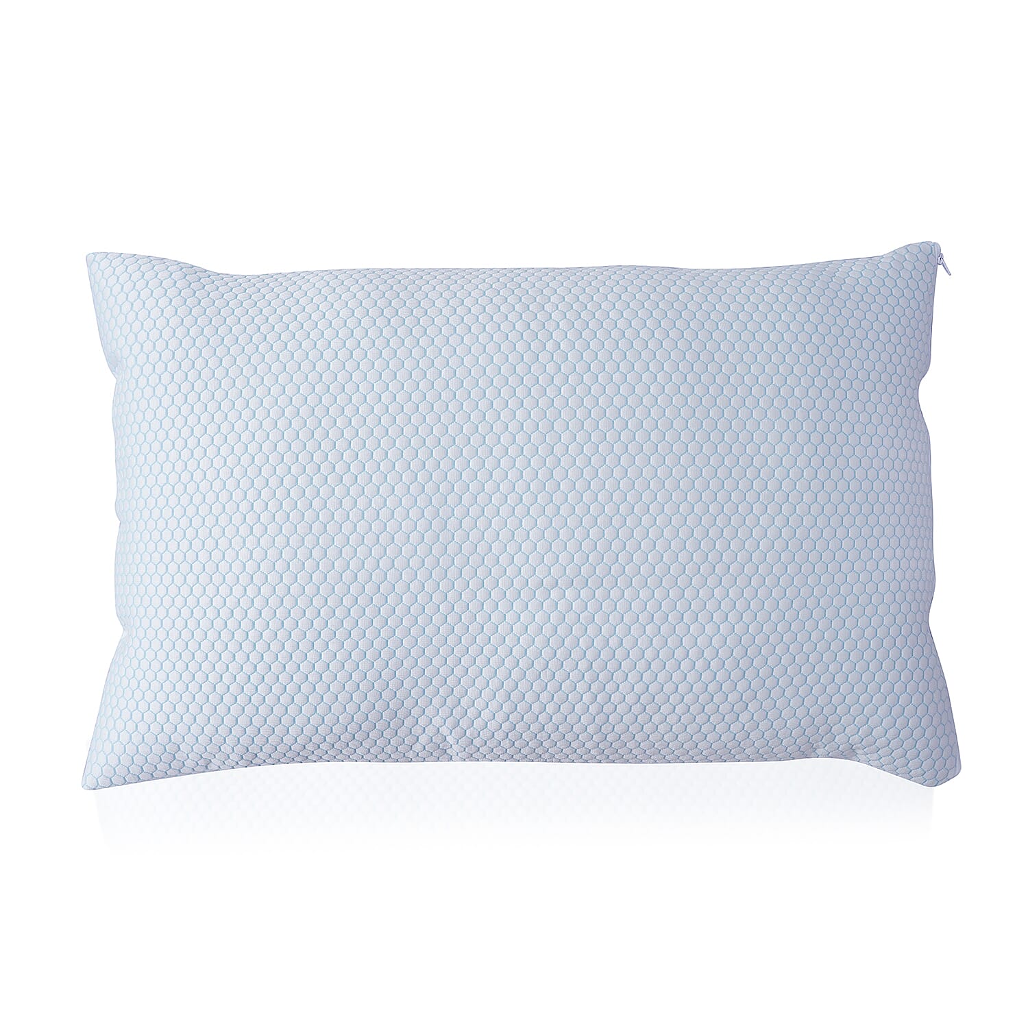 Homesmart Set of 2 Blue & White Jacquard Cooling Waterproof Pillow Protector (Queen)
